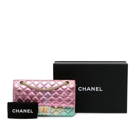 chanel rainbow reissue|Chanel reissue flap bag.